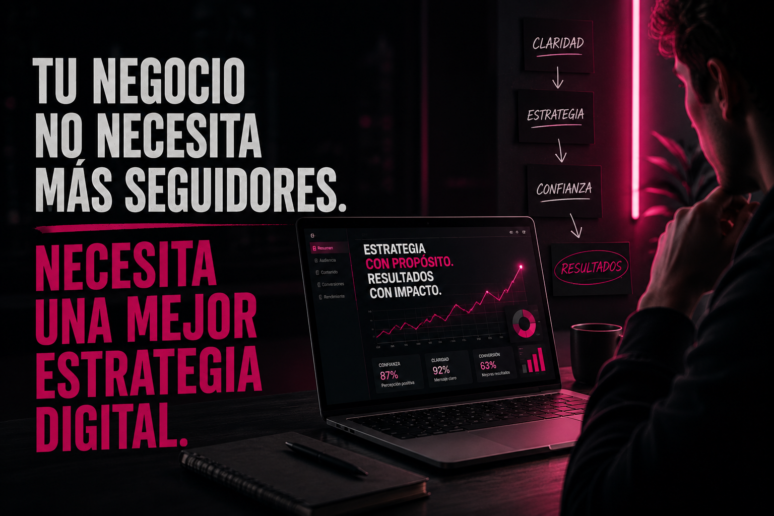 Tu negocio no necesita más seguidores. Necesita una mejor estrategia digital.